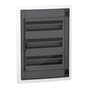 Schneider Electric PrismaSeT XS - LVSXP318 - Szekrény, füstszínű ajtó, süllyesztett, 3x18 modul, PEN