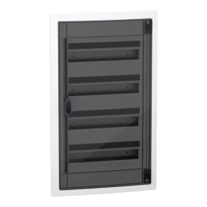 Schneider Electric PrismaSeT XS - LVSXP418 - Szekrény, füstszínű ajtó, süllyesztett, 4x18 modul, PEN
