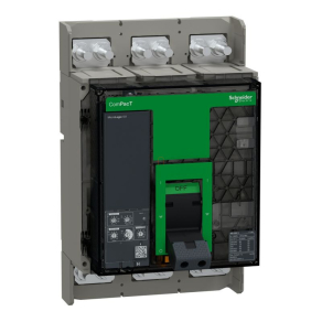   Schneider Electric ComPacT NS (2021) - C063N350FM - 630b N 3P fix kézi vezérlésű készülék mellső csatlakozás Micrologic 5.0