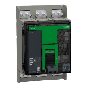 Schneider Electric ComPacT NS (2021) - C125H320FM - 1250 H 3P fix kézi vezérlésű készülék mellső csatlakozás Micrologic 2.0