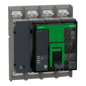   Schneider Electric ComPacT NS (2021) - C080H420FM - 800 H 4P fix kézi vezérlésű készülék mellső csatlakozás Micrologic 2.0