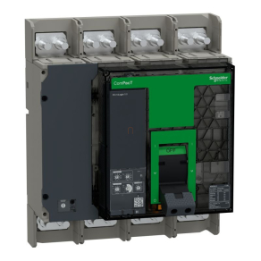   Schneider Electric ComPacT NS (2021) - C063L420FM - 630b L 4P fix kézi vezérlésű készülék mellső csatlakozás Micrologic 2.0
