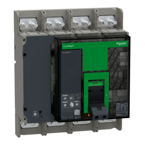   Schneider Electric ComPacT NS (2021) - C080H450FM - 800 H 4P fix kézi vezérlésű készülék mellső csatlakozás Micrologic 5.0