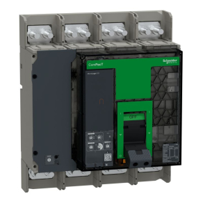   Schneider Electric ComPacT NS (2021) - C100L450FM - 1000 L 4P fix kézi vezérlésű készülék mellső csatlakozás Micrologic 5.0