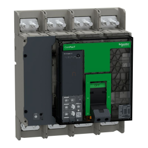   Schneider Electric ComPacT NS (2021) - C080H460FM - 800 H 4P fix kézi vezérlésű készülék mellső csatlakozás Micrologic 6.0
