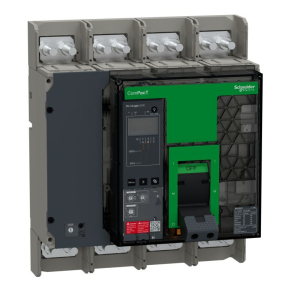   Schneider Electric ComPacT NS (2021) - C100H42EFM - 1000 H 4P fix kézi vezérlésű készülék mellső csatlakozás Micrologic 2.0E