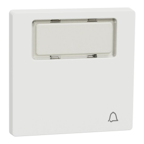 Schneider Electric Merten System Design - MTN3365-6037 - Feliratozható billentyű csengőjellel, mattfehér