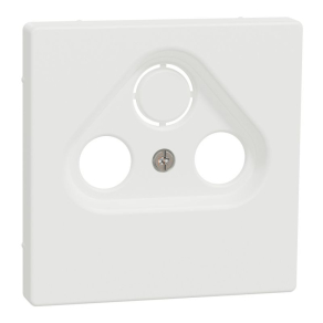   Schneider Electric Merten System Design - MTN4123-6037 - Fedlap 3 kimenetes antenna csatlakozóhoz, mattfehér