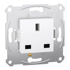   Schneider Electric Merten - MTN2120-0000 - Brit 2P+F csatlakozóaljzat, 13A, 250 V