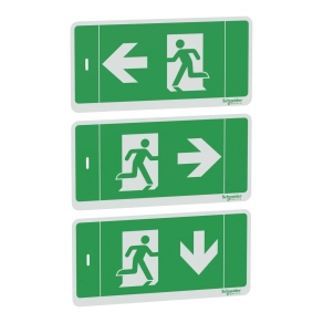Schneider Electric Exiway Light - OVA59828 - kijáratjelző készlet (3 db-os)