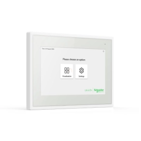   Schneider Electric SpaceLogic KNX - MTN6260-7770 - 7 colos érintőképernyős LCD kijelző, fehér