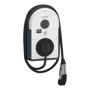 Schneider Electric EVlink Pro AC EVB3S07NCAM elektromos autó töltőállomás 1*32 Amper - 7,4kW, beépített kábellel + 6mA RDC-DD védelem + 30mA Asi áramvédő kapcsoló + MNx + MID mérő