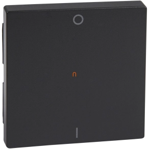   Schneider Merten System M billentyű, 0/1 jellel, antracit MTN433214