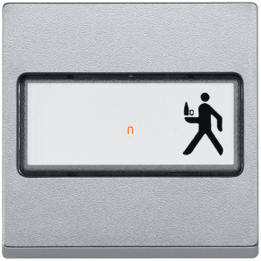   Schneider Merten feliratozható billentyű, alumínium (System-M)