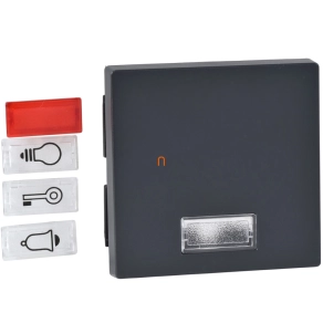   Schneider Merten System M billentyű, szimbólumokhoz, antracit MTN433814