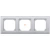 Schneider Merten M-Plan hármas keret, alumínium MTN486360