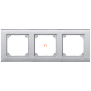 Schneider Merten M-Plan hármas keret, alumínium MTN486360