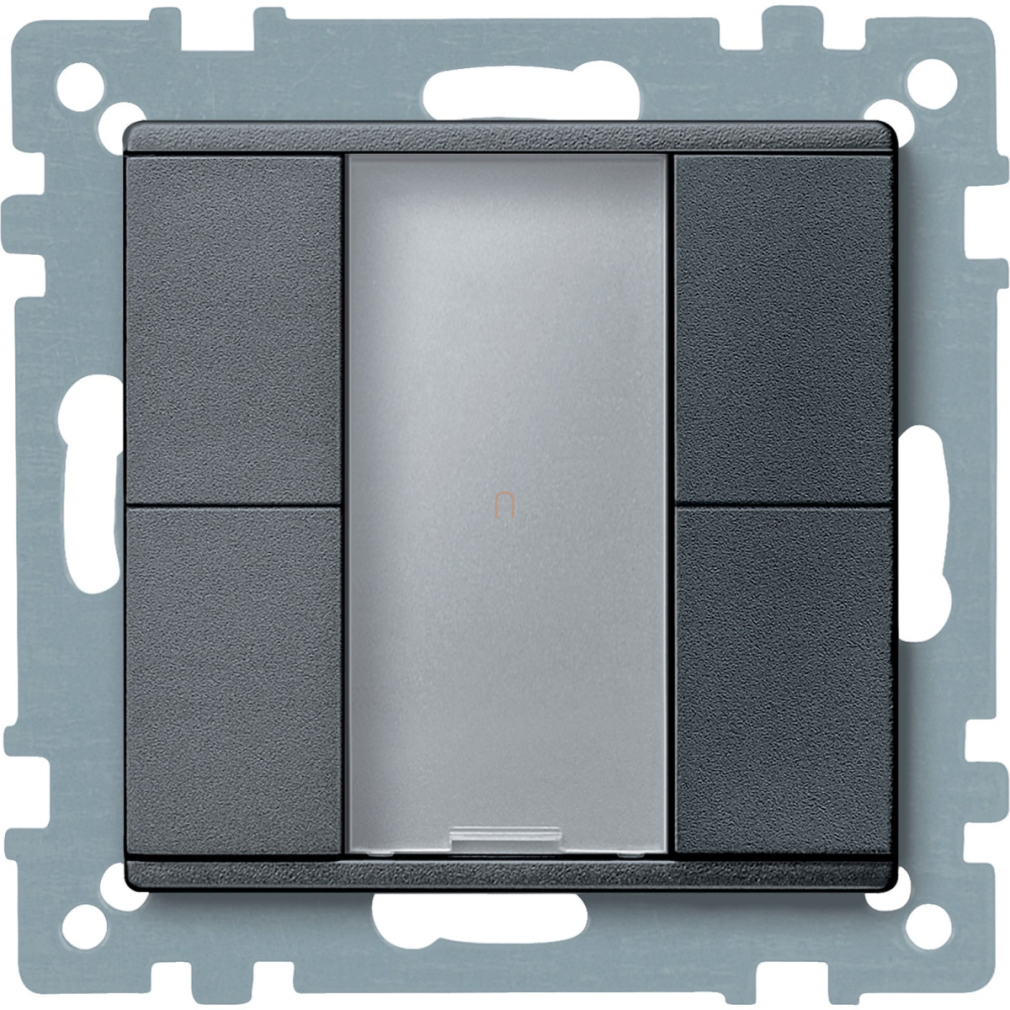 Merten-KNX 2-es nyomógomb , SystemM, antracit MTN627614 Schneider