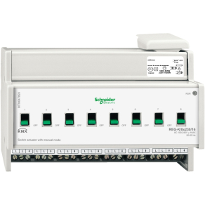   Schneider Electric KNX - MTN647893 - Merten-KNX REG-K/8x230/16 kapcsolóaktor kézi üzemmóddal