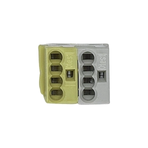   Schneider Electric KNX - MTN689702 - Merten-KNX buszcsatoló sorkapocs, fehér/sárga