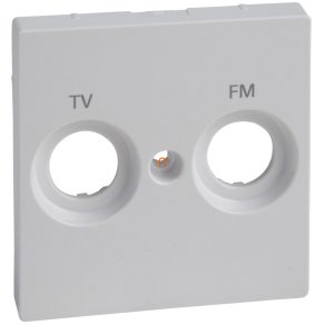   Schneider Merten System M TV-R fedlap, 2 kimenettel, aktívfehér MTN299925