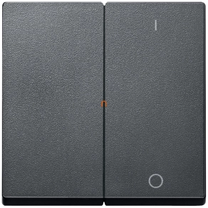   Schneider Merten System M dupla billentyű, I/O, antracit MTN312014