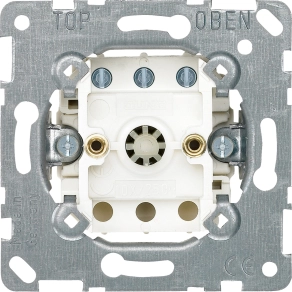 Schneider Electric Merten System-M - MTN317100 - Forgatógombos ventilátor kapcsoló, 10A