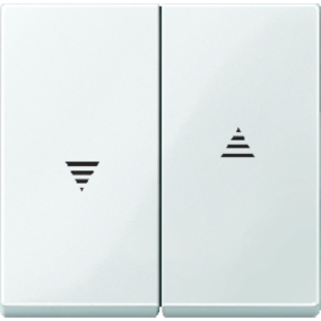  Schneider Electric Merten System M - MTN432419 - Dupla billentyű, redőnyvezérléshez, System-M, polárfehér
