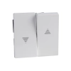 Schneider Electric Merten System M - MTN432425 - Dupla billentyű, redőnyvezérléshez, System-M, aktívfehér