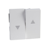 Schneider Electric Merten System M - MTN432425 - Dupla billentyű, redőnyvezérléshez, System-M, aktívfehér