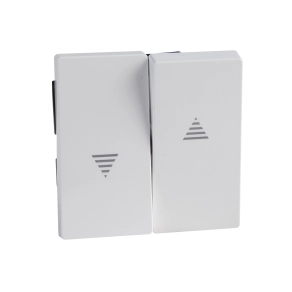 Schneider Electric Merten System M - MTN432425 - Dupla billentyű, redőnyvezérléshez, System-M, aktívfehér