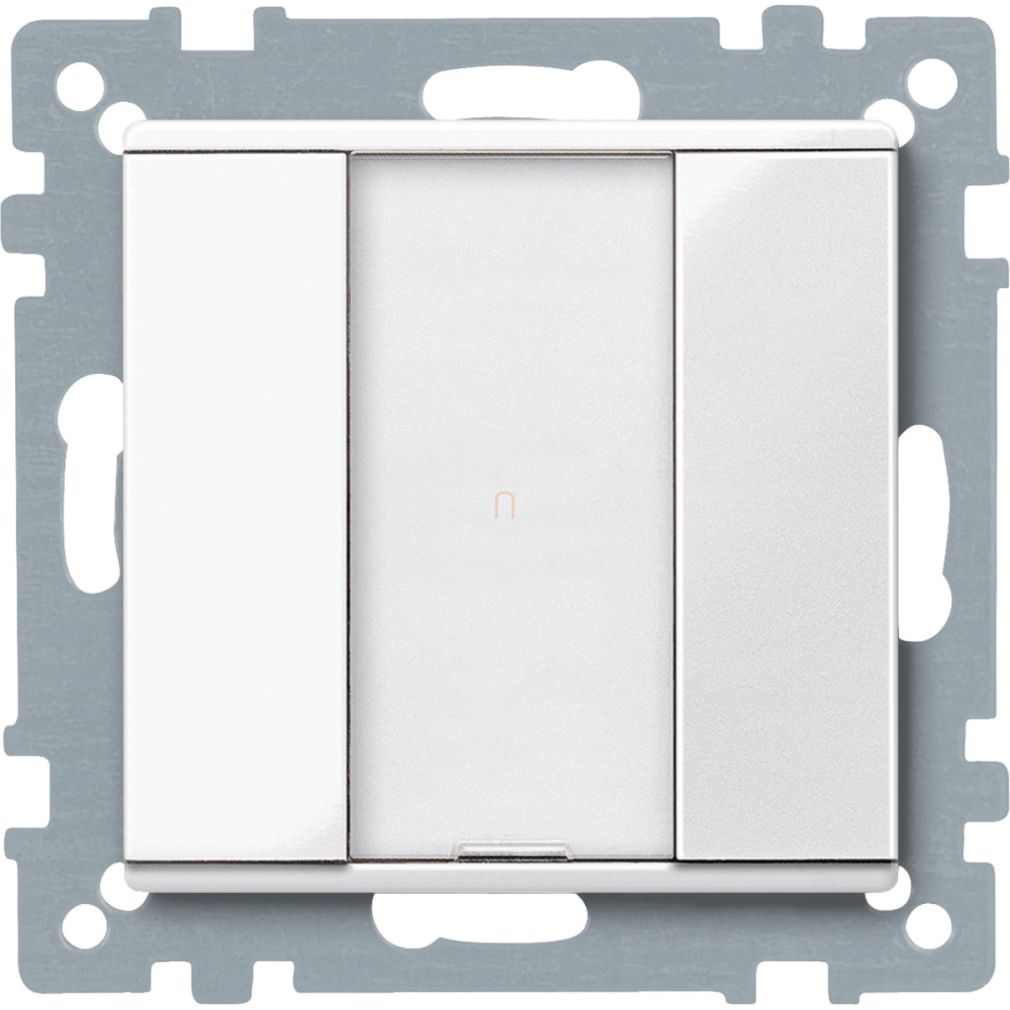 Merten-KNX 1-es nyomógomb , SystemM, polárfehér, fényes MTN617119 Schneider