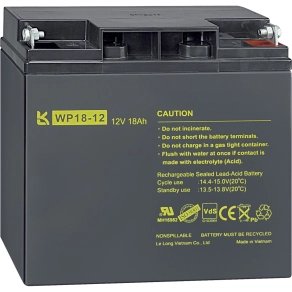   Schneider Electric KNX - MTN668991 - Merten-KNX Zselés ólom akkumulátor 12V 18 Ah