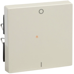   Schneider Merten System M billentyű, 0/1 jellel, krém MTN432244