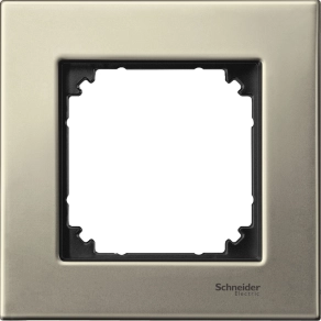 Schneider Electric Merten System M - MTN403105 M-Plan egyes keret, titánium (fém)