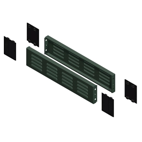 Schneider Electric Spacial SM - NSYSPV6100 - 2 szellőztető lábazati oldalpanel (600*100)