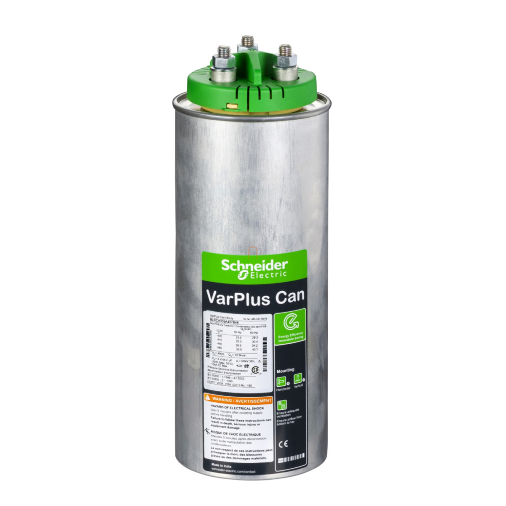 40 kvar VarPlus Can Serleg kondenzátor 440V BLRCH400A480B44 Schneider