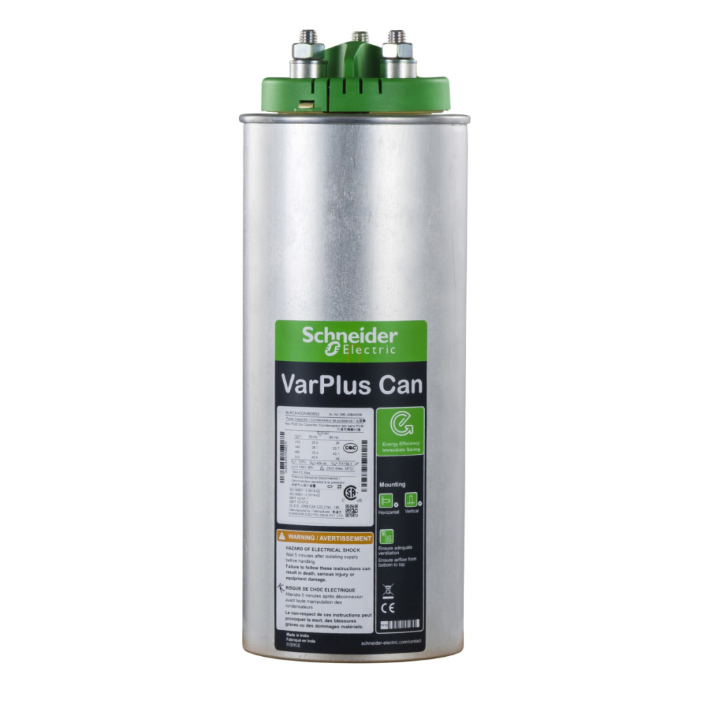 40 kvar VarPlus Can Serleg kondenzátor 525V BLRCH400A480B52 Schneider
