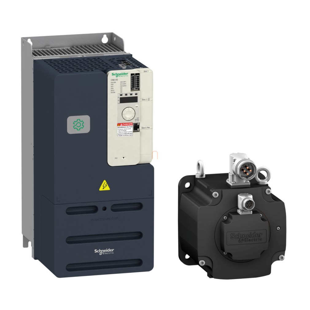 Lexium 32 szervohajtás, 11000 W, 3f, 480 VAC, Modbus, impulzus vezérlés, bővíthető kommunikáció LXM32MC10N4 Schneider