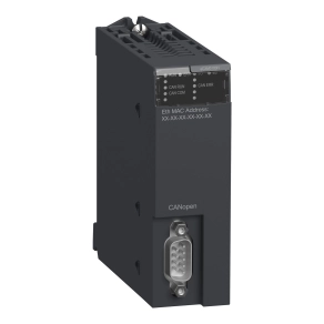 Schneider Electric Modicon X80 – CANopen kommunikációs modul, master funkcióval, ipari környezethez hardened kivitel, -25...70°C működési hőmérséklet; BMECXM0100H