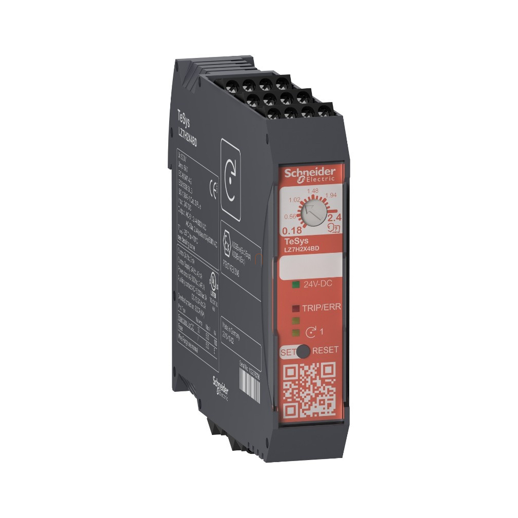 TeSys H Safety STO kompakt motorvezérlő 0,75kW 24VDC, csavaros LZ7H2X4BD Schneider