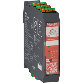   Schneider Electric TeSys H - LZ8H6X53BD - Safety STO kompakt forgásirányváltó motorvezérlő 3kW 24VDC, rugós