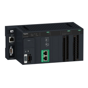 Schneider Electric Modicon MC80 - BMKC8020301 - logikai vezérlő, 8 DI + 12 DO + 4 AI (-20…20 mA / -10…10 V), 1 soros Modbus, 1 CANopen, 2 Ethernet