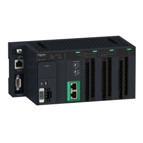 Schneider Electric Modicon MC80 - BMKC8030311 - logikai vezérlő, 8 DI + 12 DO + 2 HSC + 4 AI (-20…20 mA / -10…10 V), 1 soros Modbus, 1 CANopen, 2 Ethernet