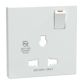   Schneider Electric Merten System Design - MTN2170-6035 - Fedlap kapcsolható multistandard csatlakozóaljzathoz, lótuszfehér