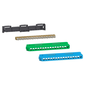   Schneider Electric PrismaSeT XS - LGYT2A16 - Csatlakozóblokk, 8 x 16 + 8 x 10 csavaros + 1 zöld és 1 kék burkolat (80A)