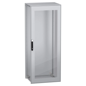 Schneider Electric PanelSeT SFN - NSYSFN20860T - elosztószekrény szerelőlap nélkül üvegajtóval 2000x800x600 IP55