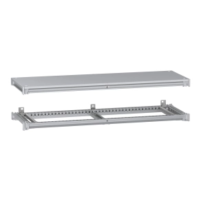 Schneider Electric PanelSeT SFN - NSYSFNC124 - felső+alsó keret 1200x400 RAL7035