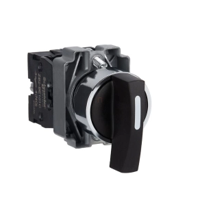   Schneider Electric Easy Harmony XB2 - XB2BJ25C - Választókapcsoló, 2 állású, 1 NO 1 NC, fém, 22mm