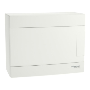   Schneider Electric Easy9 EU - EZ9EUD108 - kiselosztó, teli ajtó, falon kívüli, 1x8 modul, PEN